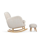 CuddleCo Etta Cuddle Nursing Chair & Foot Stool - Boucle Mushroom Boucle Mushroom - ebebek