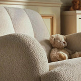 CuddleCo Etta Cuddle Nursing Chair & Foot Stool - Boucle Mushroom Boucle Mushroom - ebebek