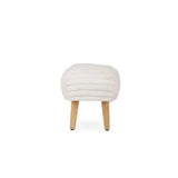 CuddleCo Etta Foot Stool - Faux Fur Cream Faux Fur Cream - ebebek