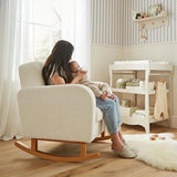 CuddleCo Etta Nursing Chair - Boucle Off - White Boucle Off - White - ebebek