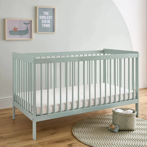 CuddleCo Nola Cot Bed - Sage Green Sage Green - ebebek