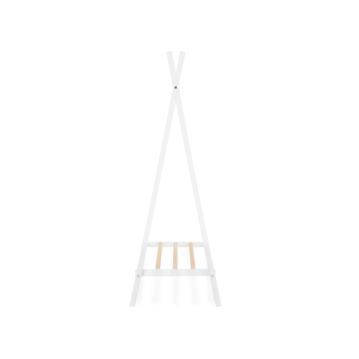 CuddleCo Nola Clothes Rail - White & Natural - ebebek