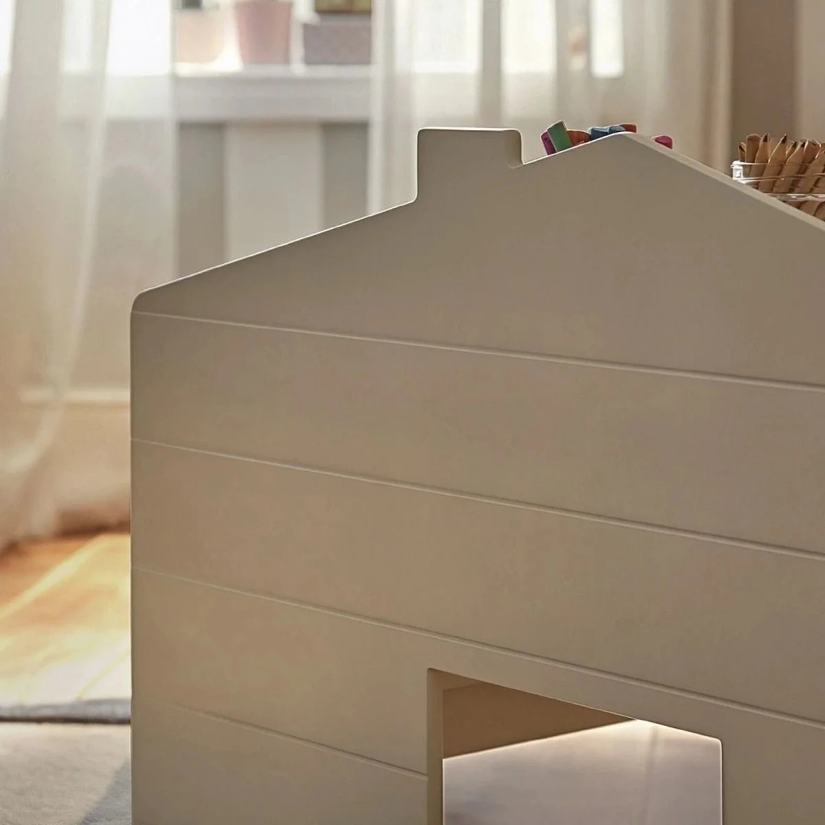 CuddleCo Play House Desk for 2 - Pebble - ebebek