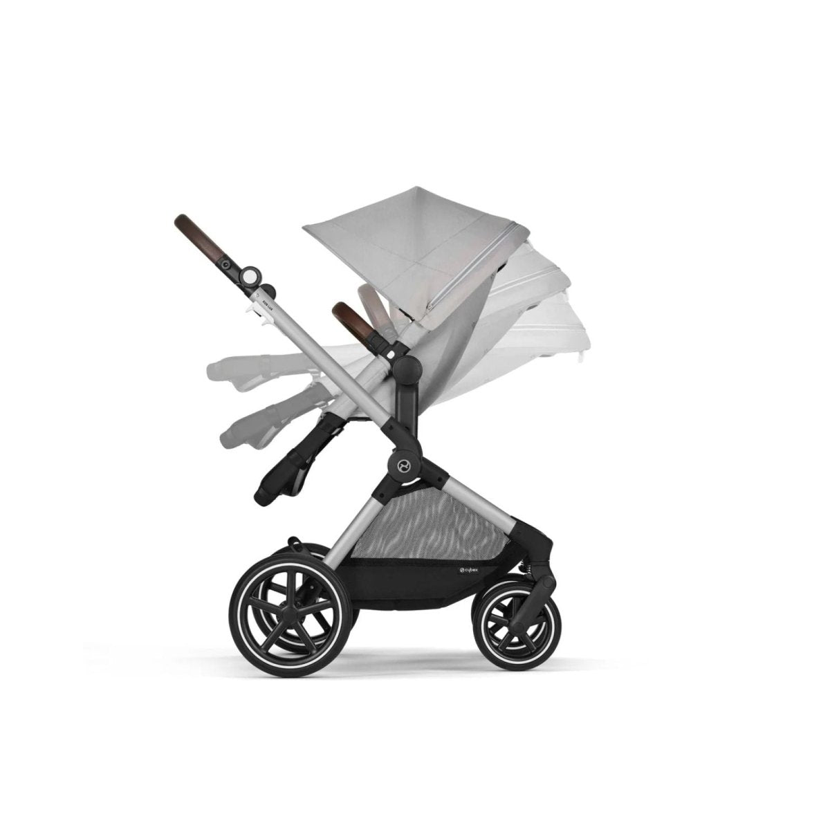 Cybex Eos Lux Silver 2 - in - 1 Pushchair - Lava Grey - ebebek - Black Friday