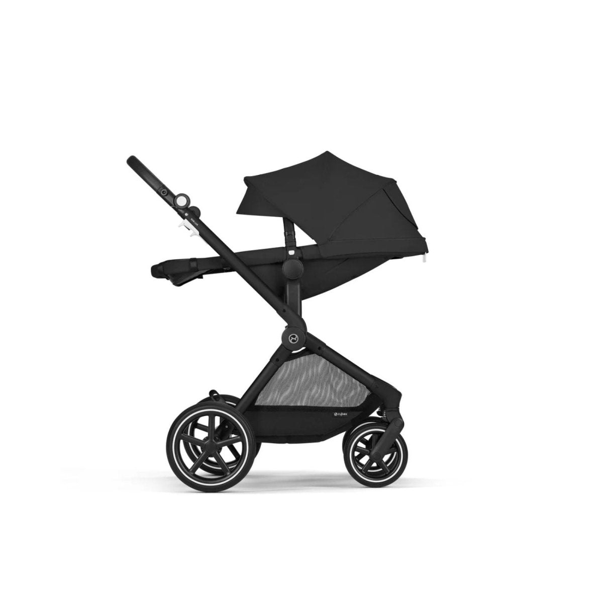Cybex EOS Lux Silver 2 - in - 1 Pushchair - Moon Black - ebebek - Black Friday
