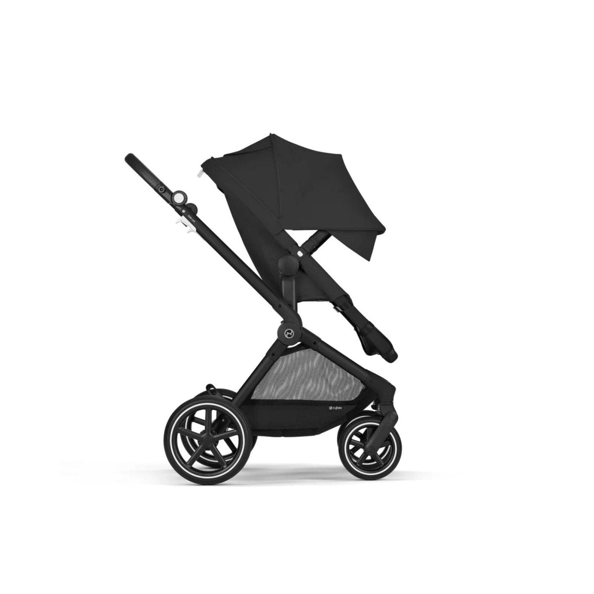 Cybex EOS Lux Silver 2 - in - 1 Pushchair - Moon Black - ebebek - Black Friday