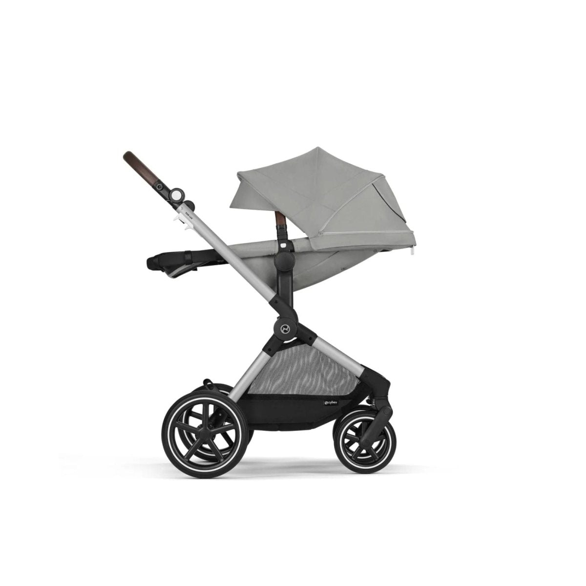 Cybex EOS Lux Silver 2 - in - 1 Pushchair - Stone Grey - ebebek - Black Friday