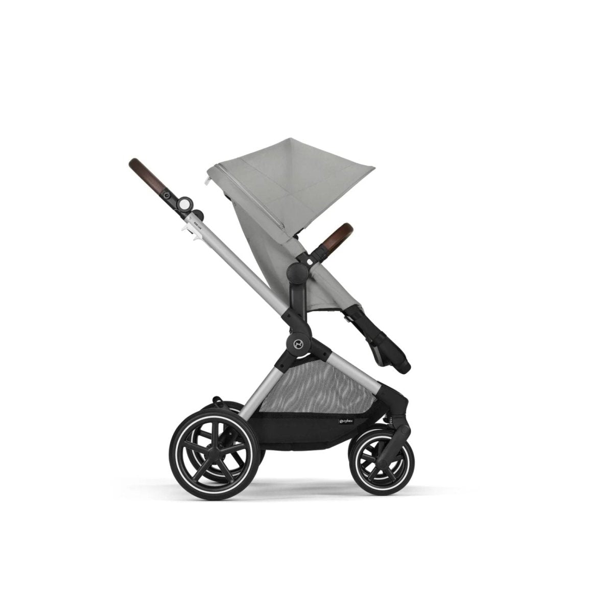 Cybex EOS Lux Silver 2 - in - 1 Pushchair - Stone Grey - ebebek - Black Friday