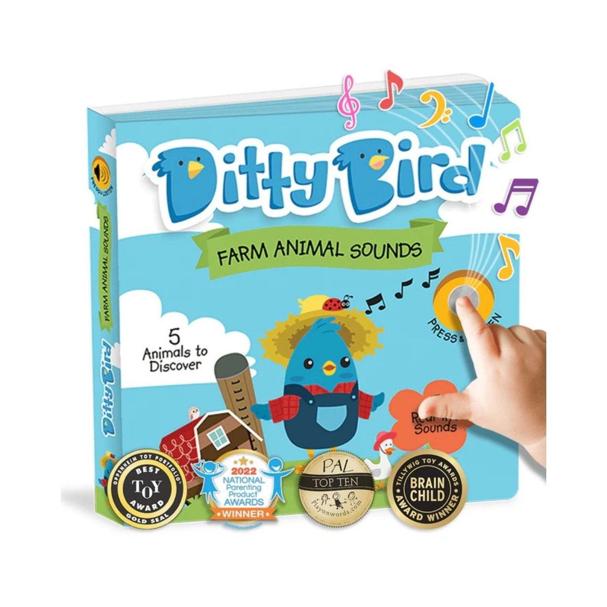 Ditty Bird Farm Animal Sounds Book - ebebek - Black Friday