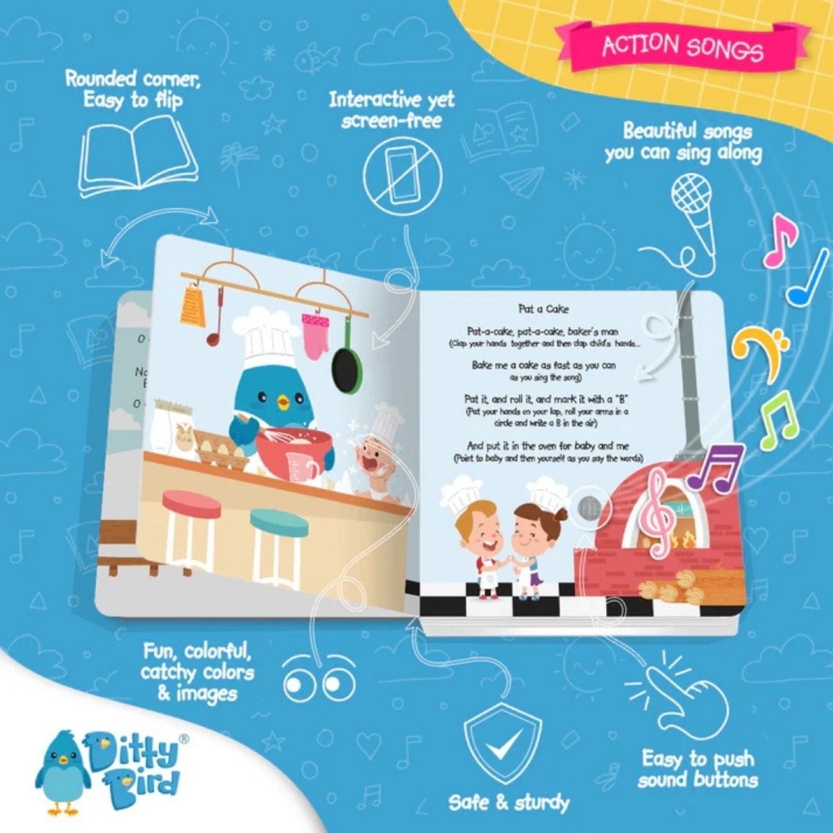 Ditty Bird Action Songs Book - ebebek - Black Friday