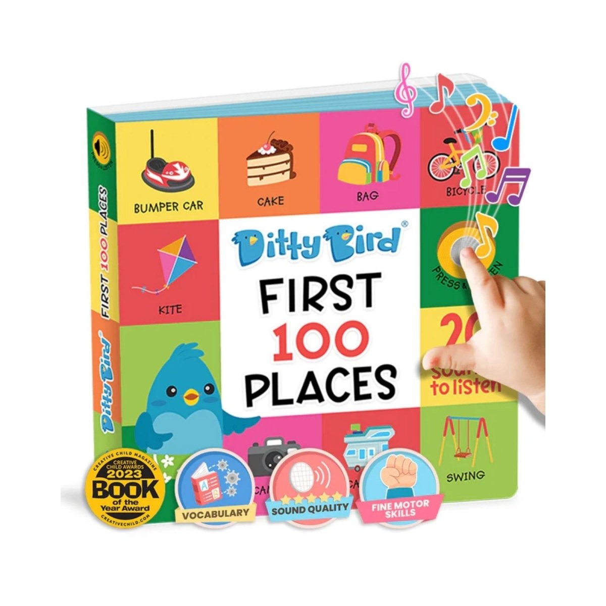 Ditty Bird First 100 Places Book - ebebek - Black Friday