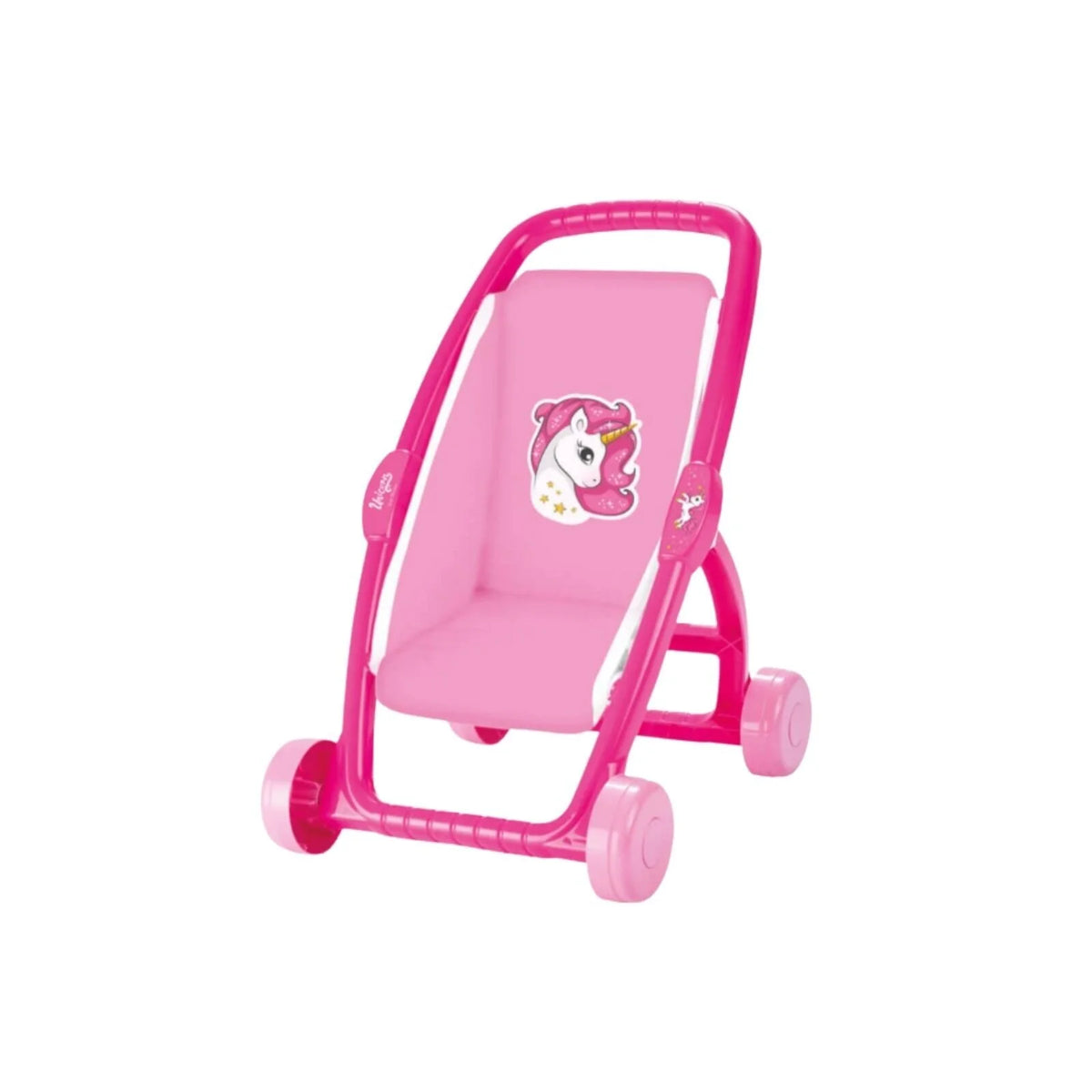 Dolu Unicorn Baby Push Along Stroller - Pink