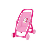 Dolu Unicorn Baby Push Along Stroller - Pink