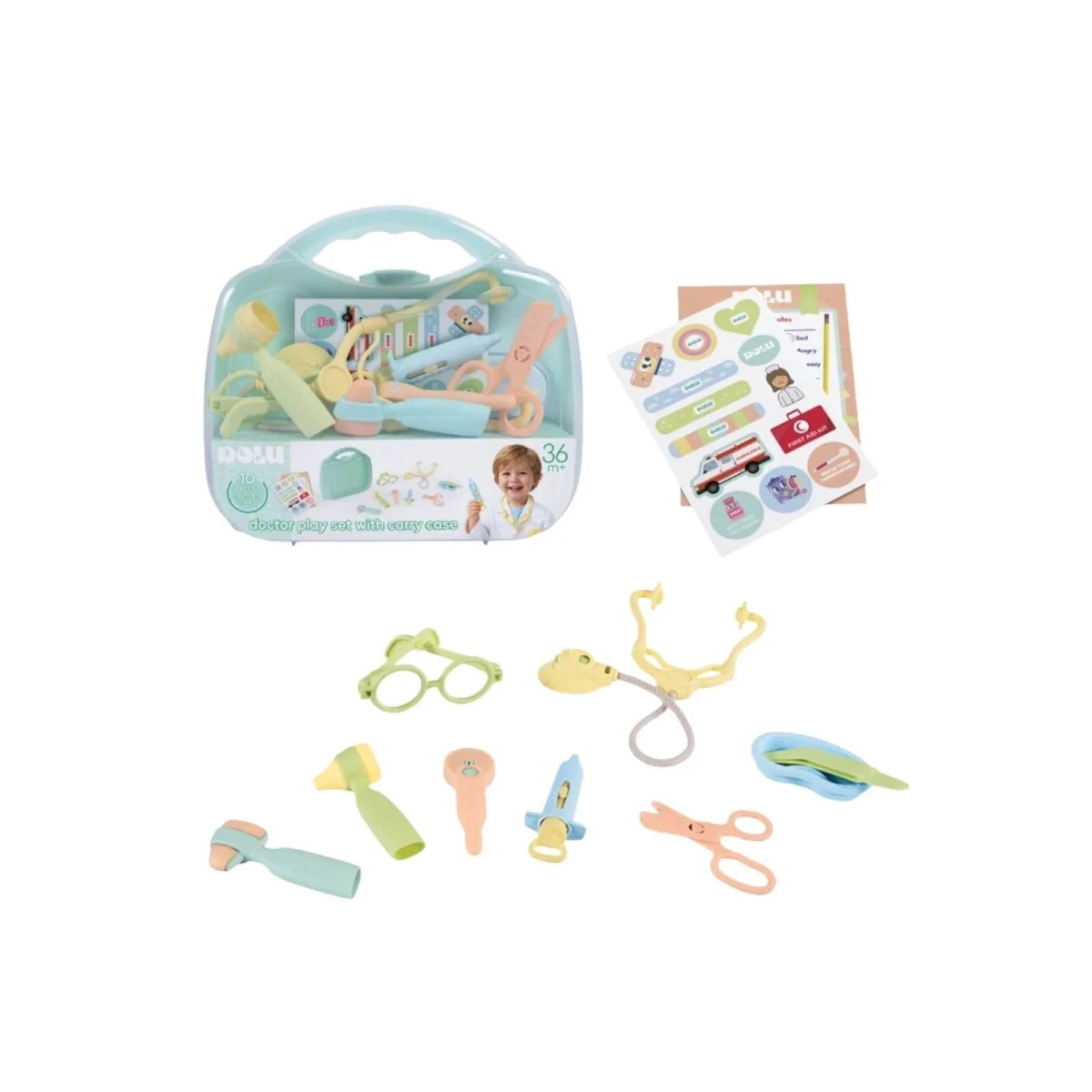 Dolu Doctor Play Medical Set with Carry Case - ebebek