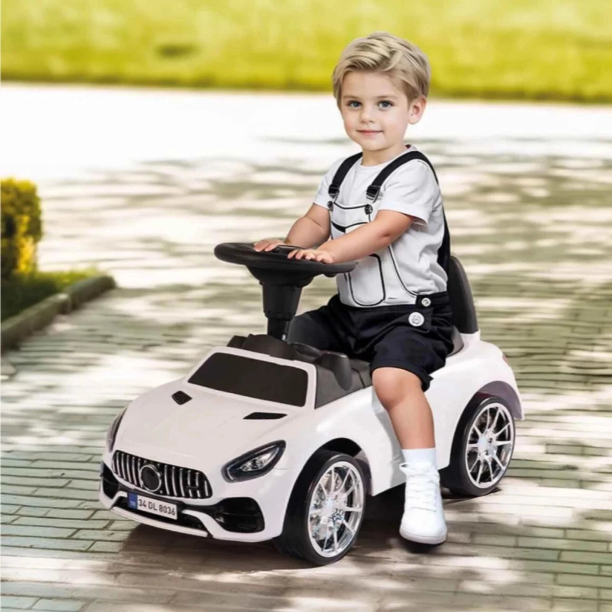 Dolu Ride On with Electronic Sounds & Soft Wheels - ebebek
