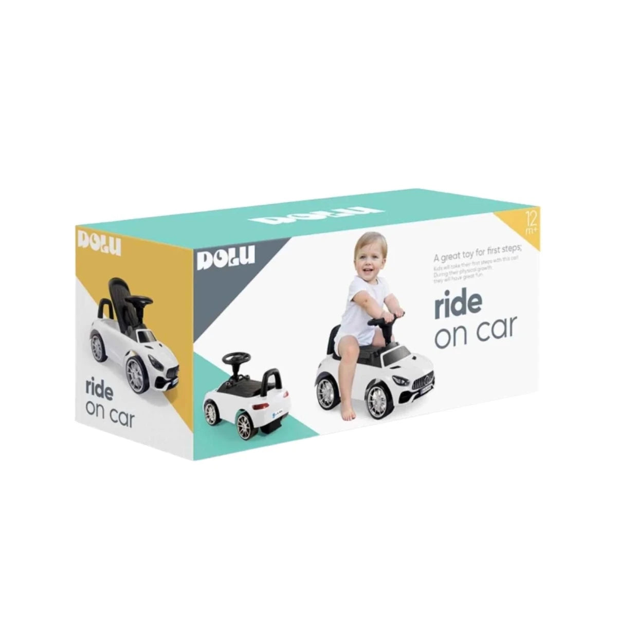 Dolu Ride On with Electronic Sounds & Soft Wheels - ebebek