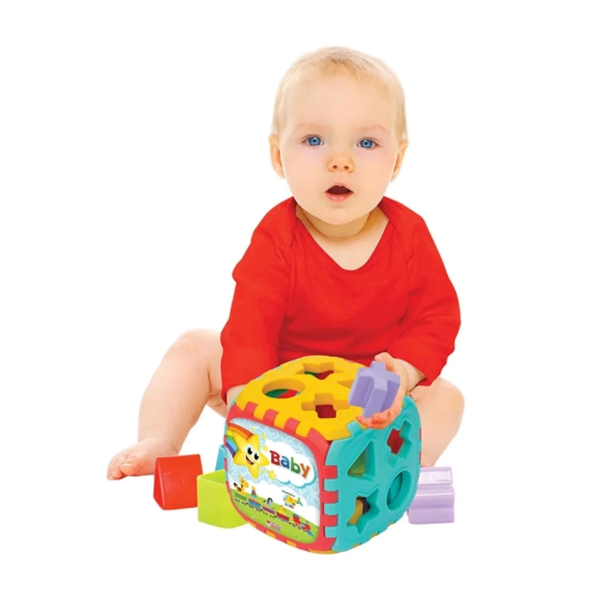Dede Baby Puzzle Big Shape Sorter Cube - ebebek