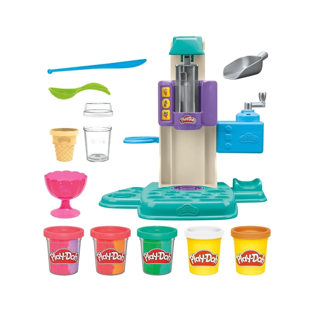 Play - Doh Rainbow Swirl Ice Cream Playset - ebebek - Black Friday