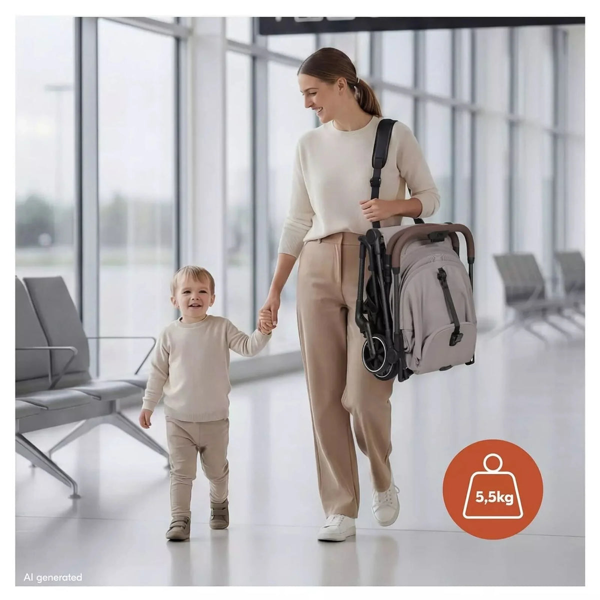 Hauck Lite N Care Stroller - Olive