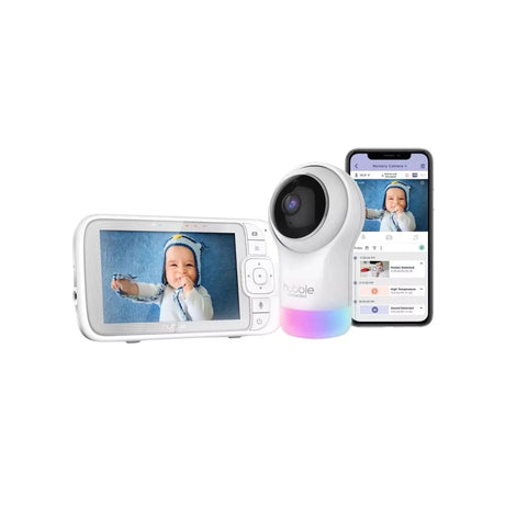 Hubble Nursery Pal Glow+ 5" Video Baby Camera & Monitor - ebebek