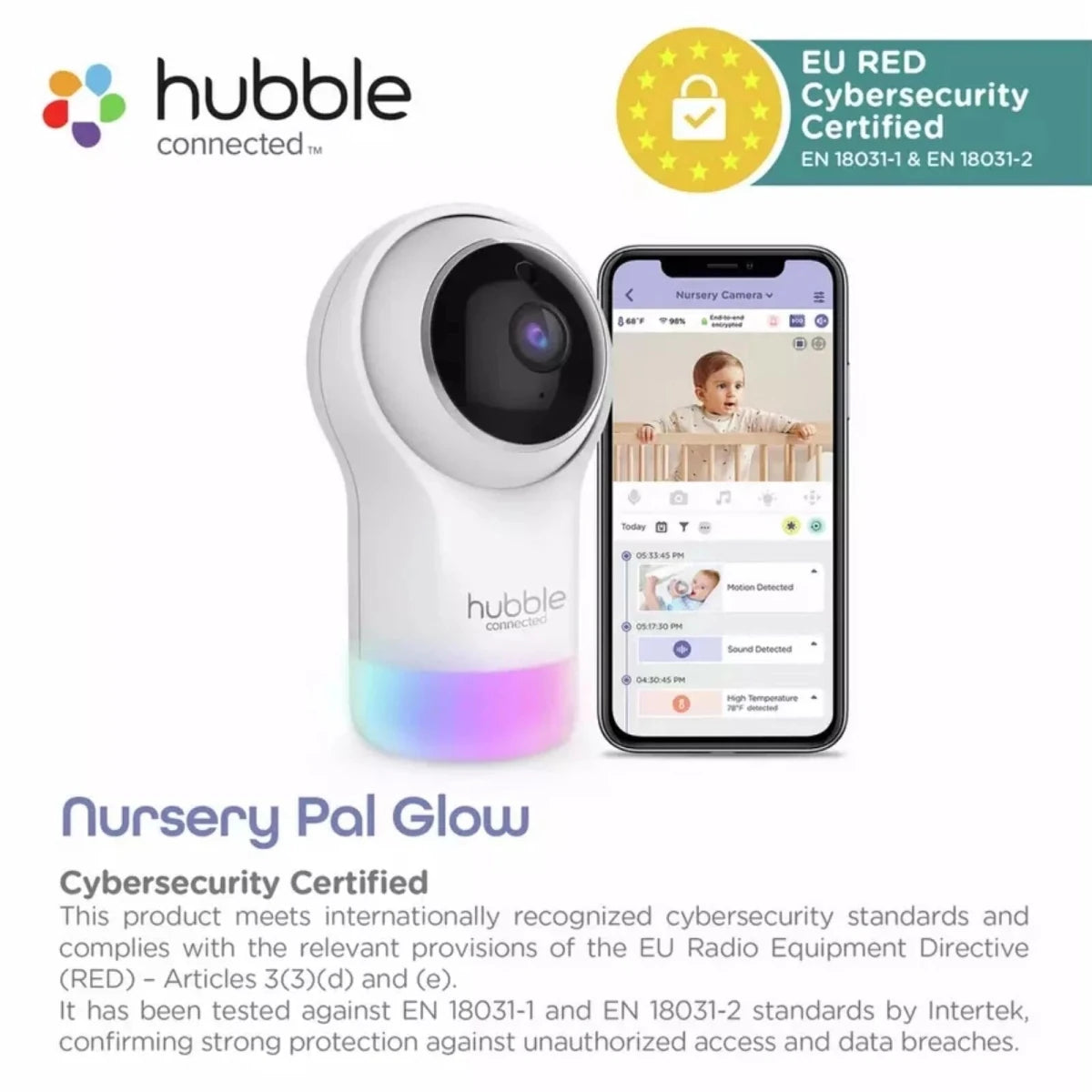 Hubble Nursery Pal Glow Smart Camera - ebebek
