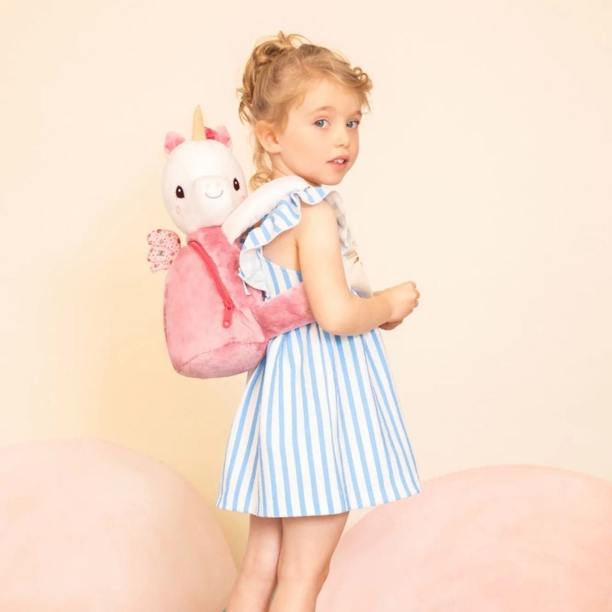 Lilliputiens Plush Backpack - Unicorn Lena - ebebek - Black Friday