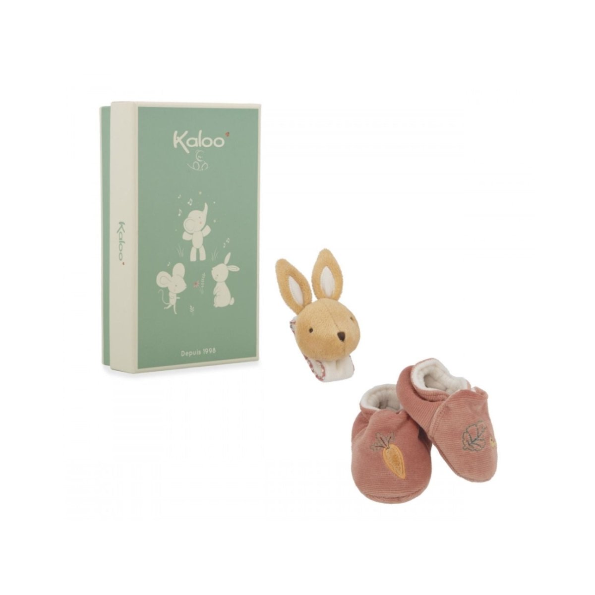 Kaloo Rattle & Slippers - Rabbit - ebebek - Black Friday
