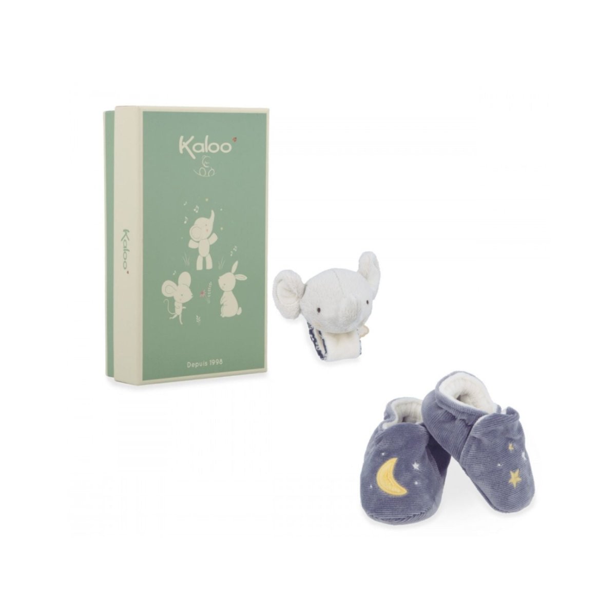 Kaloo Rattle & Slippers - Elephant - ebebek - Black Friday