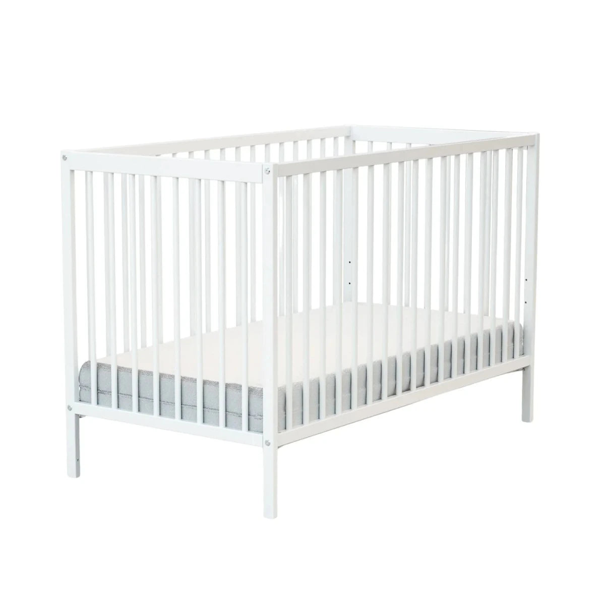 JuraBaby Sona Wooden Cot Bed 60x120cm - White White - ebebek