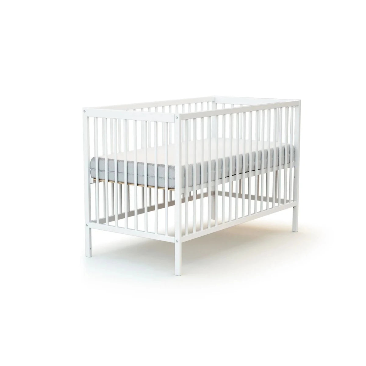 JuraBaby Sona Wooden Cot Bed 60x120cm - White White - ebebek