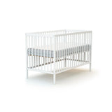 JuraBaby Sona Wooden Cot Bed 60x120cm - White White - ebebek