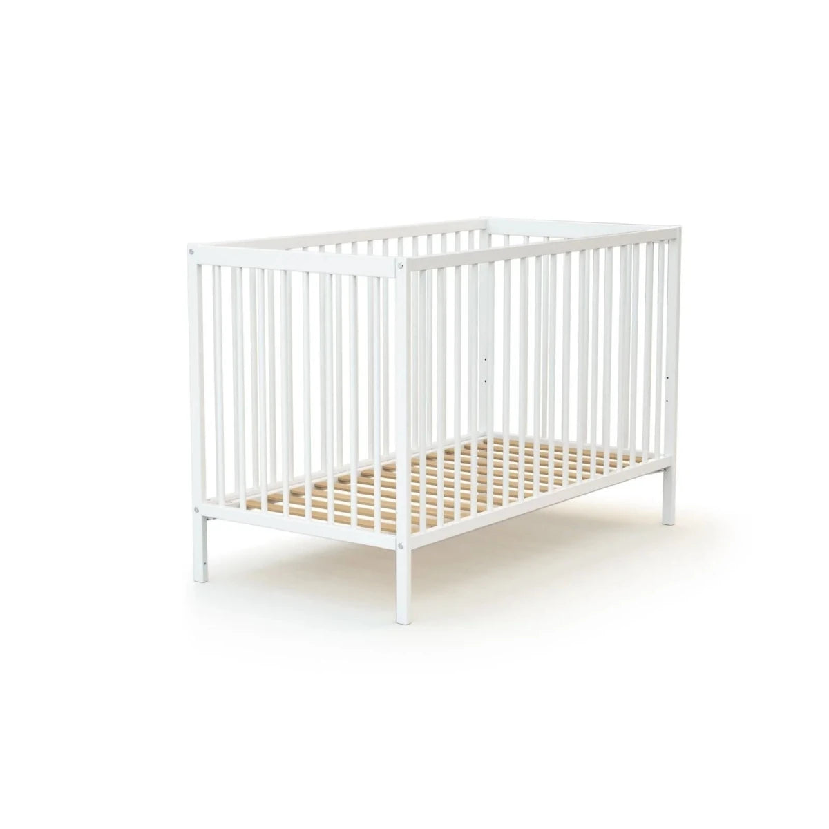 JuraBaby Sona Wooden Cot Bed 60x120cm - White White - ebebek