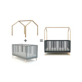 JuraBaby Kasa Wooden Children's Bed Canopy 70x140cm - Varnished Beech Varnished Beech - ebebek