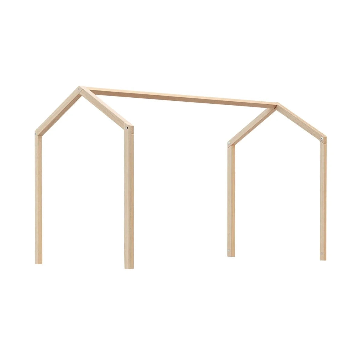 JuraBaby Kasa Wooden Children's Bed Canopy 60x120cm - Varnished Beech Varnished Beech - ebebek