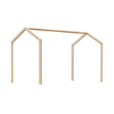 JuraBaby Kasa Wooden Children's Bed Canopy 60x120cm - Varnished Beech Varnished Beech - ebebek
