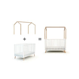 JuraBaby Kasa Wooden Children's Bed Canopy 60x120cm - Varnished Beech Varnished Beech - ebebek
