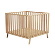 JuraBaby Kasa Convertible Wooden Playpen - Varnished Beech Varnished Beech - ebebek