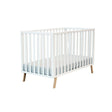 JuraBaby Kasa Convertible Wooden Cot Bed 60x120cm - White White - ebebek
