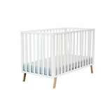 JuraBaby Kasa Convertible Wooden Cot Bed 60x120cm - White White - ebebek