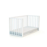 JuraBaby Kasa Convertible Wooden Cot Bed 60x120cm - White White - ebebek