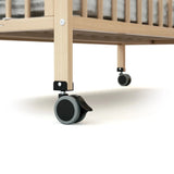 JuraBaby Flow Folding Wooden Cot Bed 60x120cm - Varnished Beech Varnished Beech - ebebek