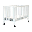 JuraBaby Flow Folding Wooden Cot Bed 60x120cm - White White - ebebek