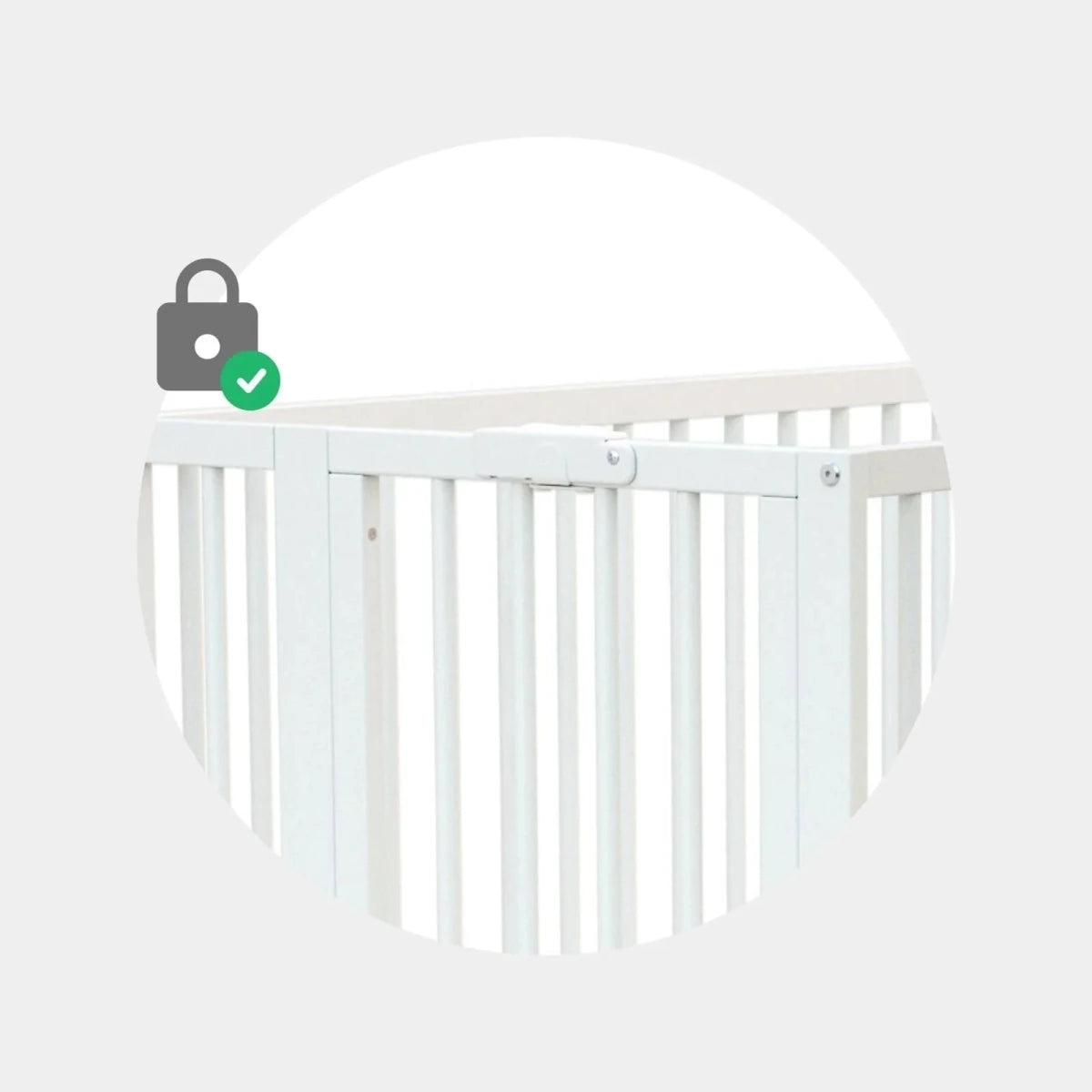 JuraBaby Flow Folding Wooden Cot Bed 60x120cm - White White - ebebek