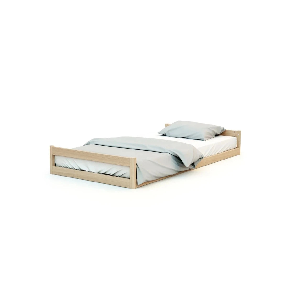 JuraBaby Kasa Convertible Wooden Cot Bed 70x140cm - Varnished Beech Varnished Beech - ebebek