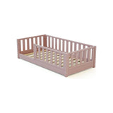JuraBaby Sonho Mini Wooden Floor Bed 70x140cm - Powder Pink Powder Pink - ebebek
