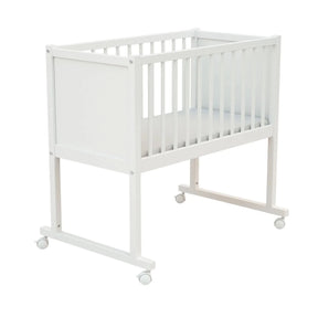 JuraBaby Nido Wooden Cradle 40x80cm - White White - ebebek