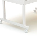JuraBaby Nido Wooden Cradle 40x80cm - White White - ebebek