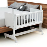 JuraBaby Nato Convertible Co-Sleeping Crib - White White - ebebek