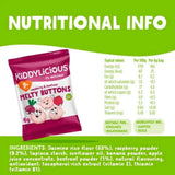 Kiddylicious Raspberry & Beetroot Melty Buttons 9+ months 6g