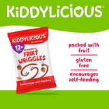 Kiddylicious Strawberry Fruit Wriggles 12+ months 12g